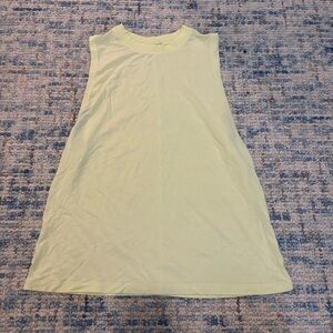 Lululemon Athletica Pale Yellow Sleeveless Top